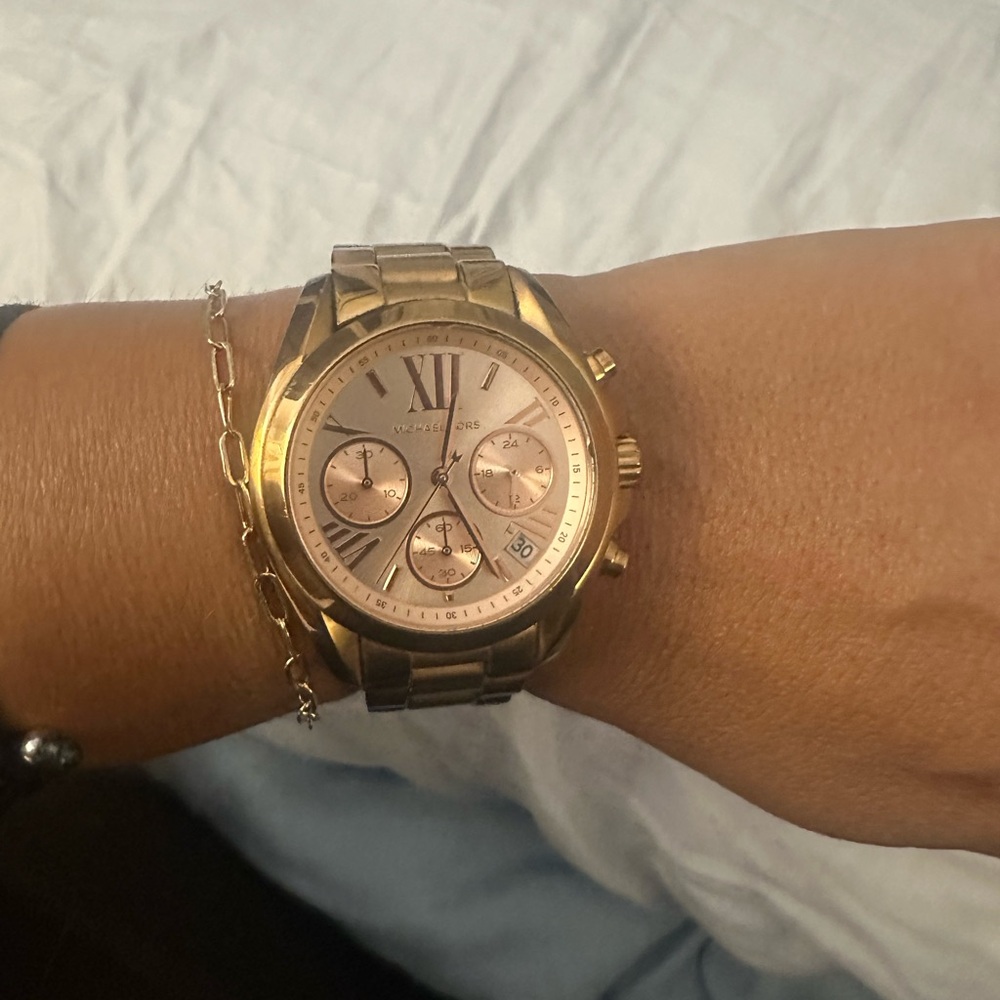 Michael Kors Rose Gold Chronograph Watch